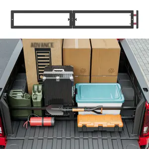 [Fits 19-26 Silverado] Truck Bed Divider Compatible with 2019-2026 Chevy Silverado GMC Sierra 1500 Truck Bed Organizer Cargo Manager Replacement for 19-26 Chevy Silverado Accessories