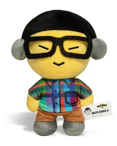 Chiin Chilla Plush Toy Trinket Accessory - Cartoon Character Design, Backside Logo, Keychain Accessory, Casual & Auspicious