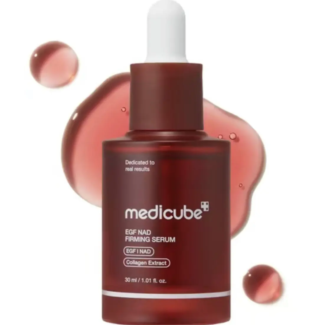 NAD+ EGF Serum with Collagen Extract, Hydrating Facial Serum for Radiant Looking Skin, Moisturizing Skincare for Smooth Appearance, 30ml
