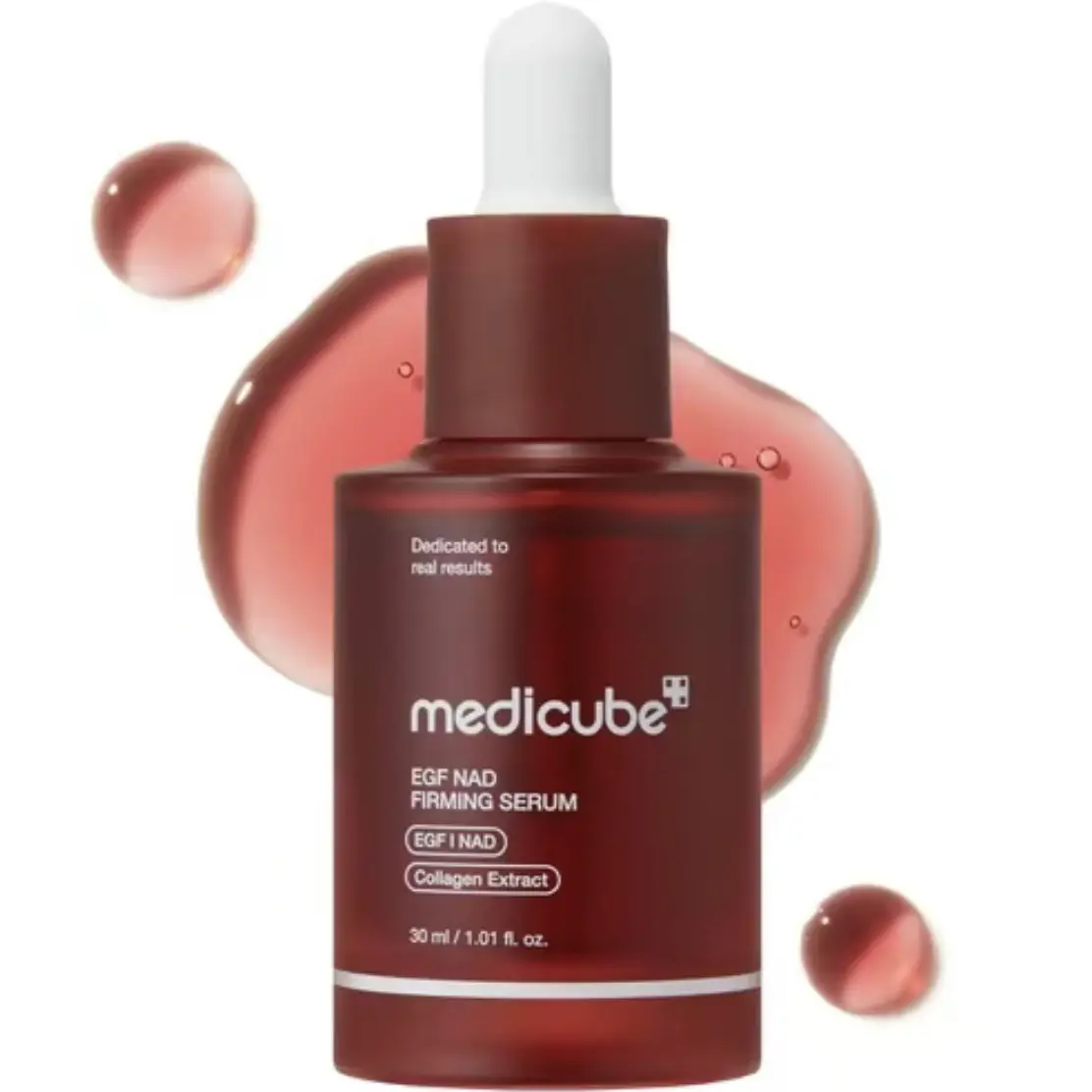 [‮ebucideM‬]NAD+ EGF Firming Serum | NAD+, EGF, Collagen Extract, Anti-aging, Plumping, Radiance Boosting Serum | Cares for Look of Fine Lines, Skin Elasticity & Firmness For Youthful-looking Skin (30ml / 1.01 fl. oz.) | Korean Skincare, K-Beauty