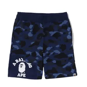 BAPE Color Camo Cutting Sweatshorts Navy