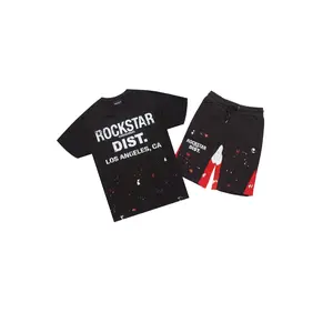 Scottie Black Painter T-Shirt/Short Set