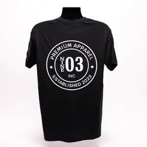 Nine03inc Premium T-shirt - Black Menswear Top with Original Logo & 903 Badge Sizes S-3XL