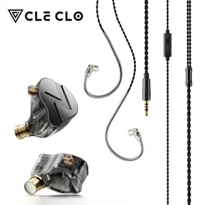 CLECLO CC06 1DD+2BA Dual Magnetic Circuit Dynamic Drive Earphone HIFI Bass Earbud Sport Noise Cancelling Headset
