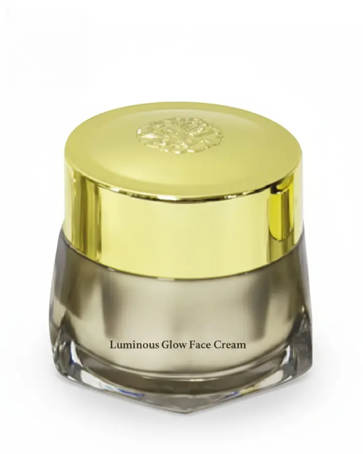 Luminous Glow Face Cream - Regular Edition with Gold Extract & Glutathione  for Dark Spots & Acne Scars Reduction