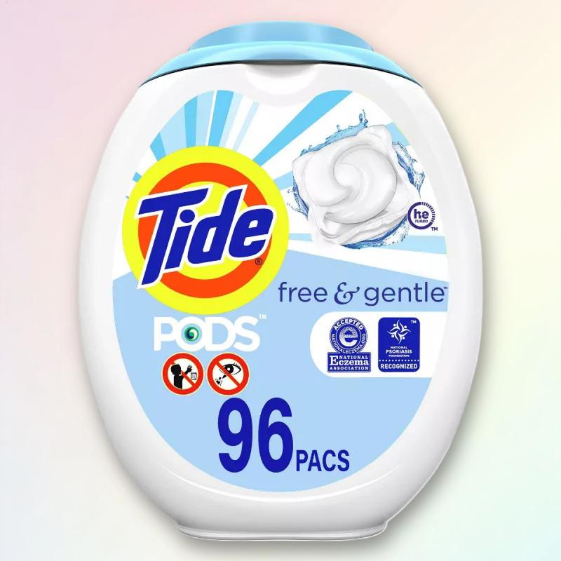 Tide Pods Free & Gentle HE Laundry Detergent Pacs