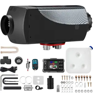 Summervibes VEVOR 8KW Diesel Air Heater Muffler Diesel Heater 12V Remote Control Diesel Parking Heater with LCD Switch for Car Trucks Motorhome Boat and Bus