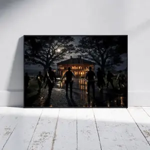 Night at Braithwaite Manor Poster, Outlaws at Dawn, Brothers of the West, Brothers in the Dark,  Video Game Poster, Poster (NO FRAME) Decor Photo