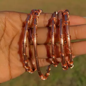 Coiled Copper Bangle