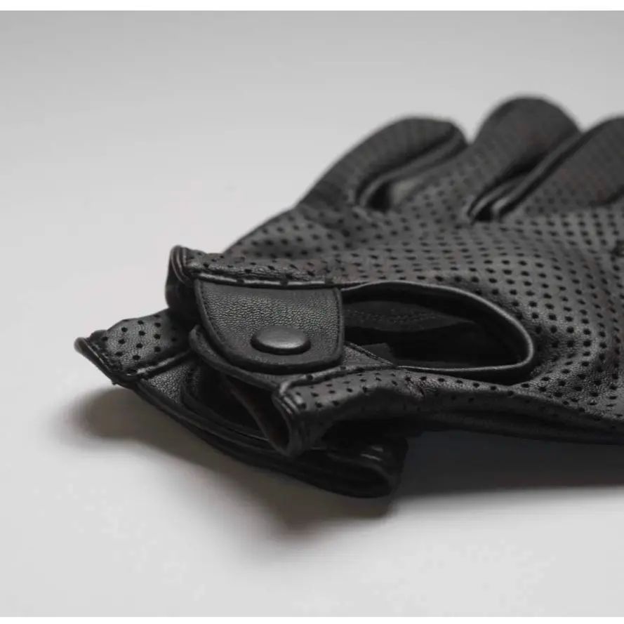 Cowhide Leather Full-Finger Unisex Retro Classic Unlined Driving Motorbike Cycling Gloves Winter Winter Winter Mittens