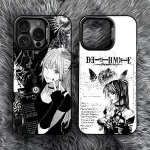 Misa D-Death N-Note Phone Case For iPhone 17 Air 16 15 14 13 12 11 Pro Max Plus,Mini,SE Anti Fall Black Matte Hard Bumper