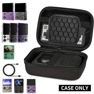 Portable Game Console Storage Bag, Game Console Carrying Case, Handheld Emulator Storage Holder Organizer, Console Accessories for RG353V/ RG35XX/ RG353VS/ R36S/ X6/ K36