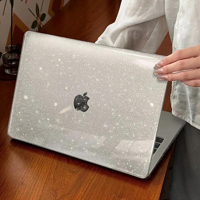 Macbook Air 13-Inch Case, Diamond-Like Shine, Transparent Hard Shell, Keyboard Cover, Screen Protector, Anti-Scratch, Lightweight, Durable
