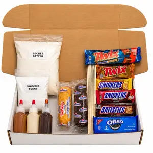 DIY Deep Fried Dessert Multipack Box, Snack Gift Set for Home Preparation
