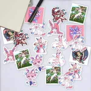 Stickers Pack 20 Pcs Sylveon Bike Guitar Skateboard Luggage Car Water Aesthetic Colorful Waterproof Bumper Bottle Laptop Vinyl