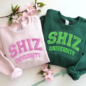 Shiz Sweatshirt Hoodie Embroidered Wickeds Movie, Wizard Shiz University Shirt, Defying Gravitiy Shirt, Best Wickeds Merch Movie Lover Gift