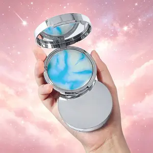 WI XIANMEI Sky Blue Marble Setting Powder: Oil Control, Long-Lasting, Natural Finish for All Skin Types
