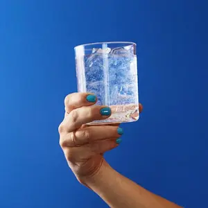 Crystal Clear Rocks Glass -Silipint Silicone 12 oz – Food Grade Silicone – Dishwasher Safe – Reusable Drinkware Multifunctional Cups