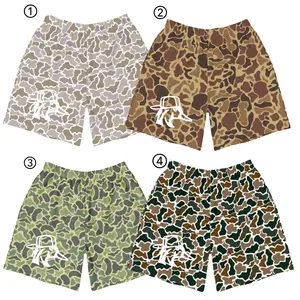 Duck Head Camo Shorts for Men – Retro Camouflage Athletic Shorts, Vintage Outdoor Style, Comfortable Beach & Streetwear Essentials