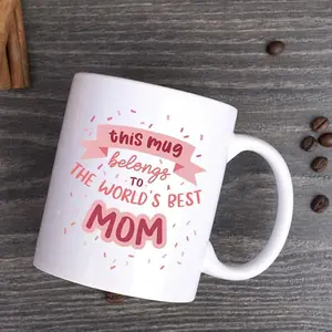 Mothers Day Birthday Gifts for Mom,The World`s Best Mom Coffee Mug, Gifts for Mama,Funny Presents for Mummy from Daughter Son