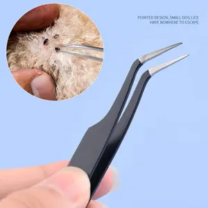 Grooming (Tick Remover) - 2 In 1 Tick Remover Tool Professional Tick Removal Tweezers For Humans & Pets Pets Flea And Tick Removal Tick Remover Tools pet supply