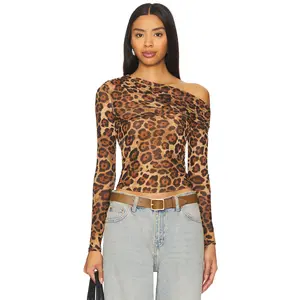 AFRM Barry Top in Cocoa Leopard AFRM Barry Top in Cocoa Leopard