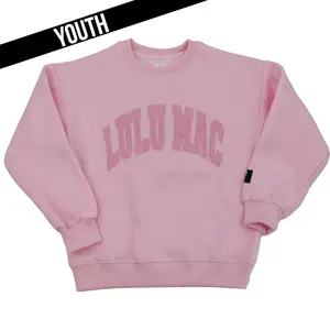 Lulu Mac YOUTH Sweatshirt-Pink