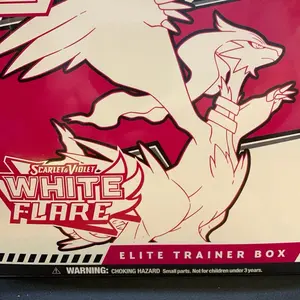 Pokémon Trading Card Game Scarlet & Violet White Flare Elite Trainer Box(Live Rip)
