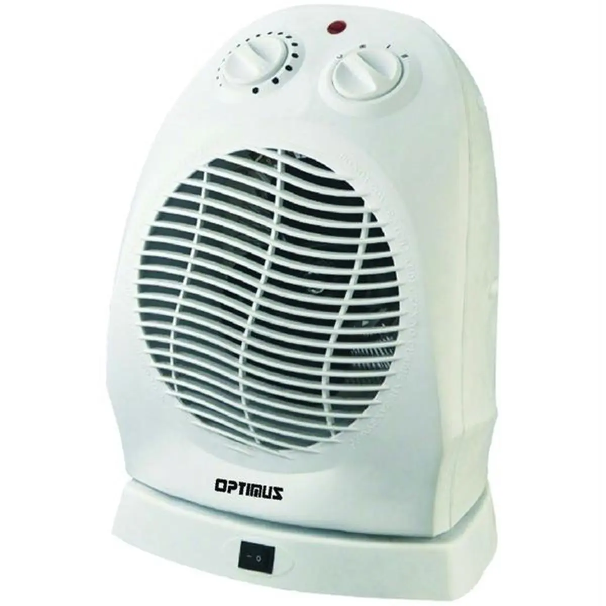 212 MAIN H-1382 Portable Oscillating Fan Heater - Adjustable Heating, Dual Heat Settings, Thermostatic Control