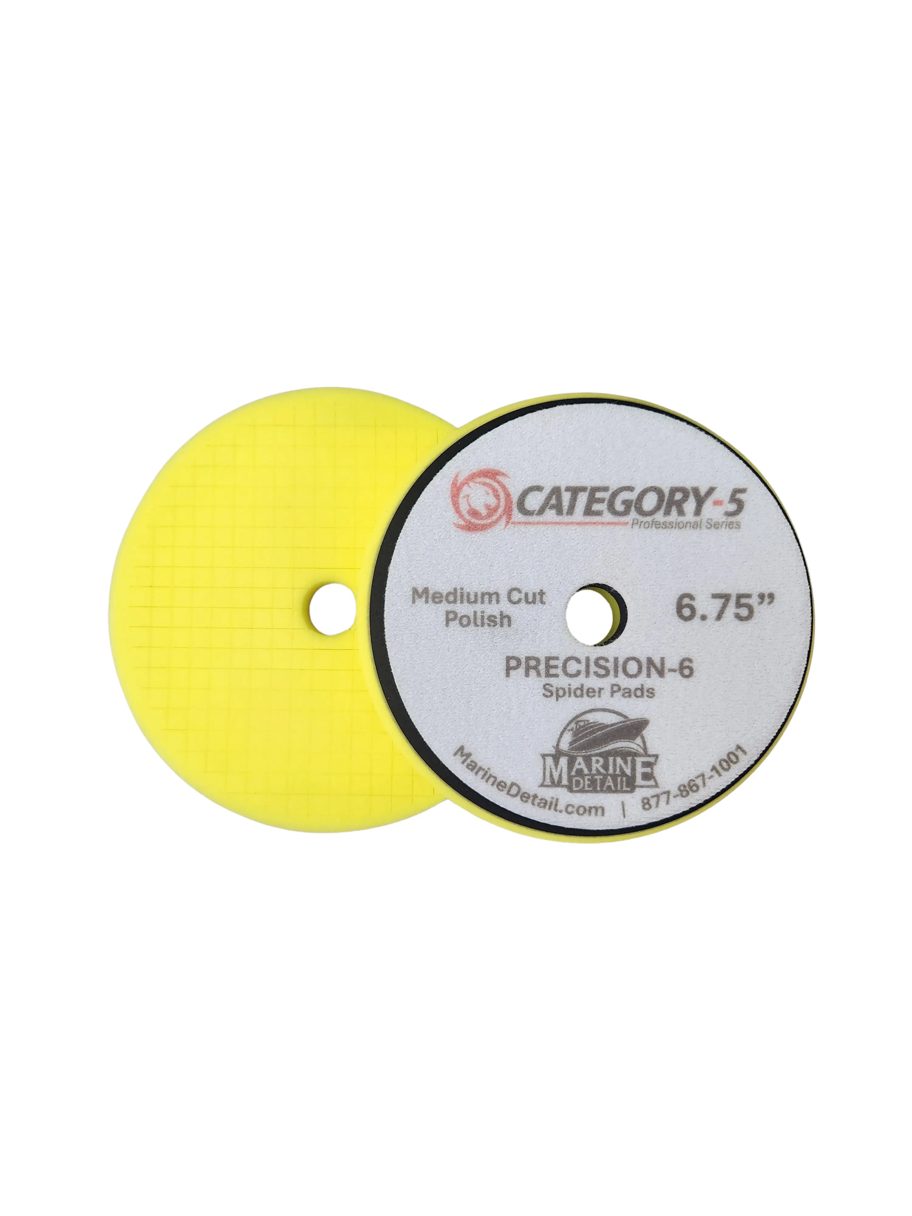 6.75" Precision-6 "Spider Pad" (Medium Cut / Polish) - Professional Series