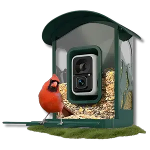 Humbirdy AI Bird Feeder 4K Ultra with 8MP Video 120 fps Slow Motion Camera IP66 Weatherproof Design & 5200mAh Battery
