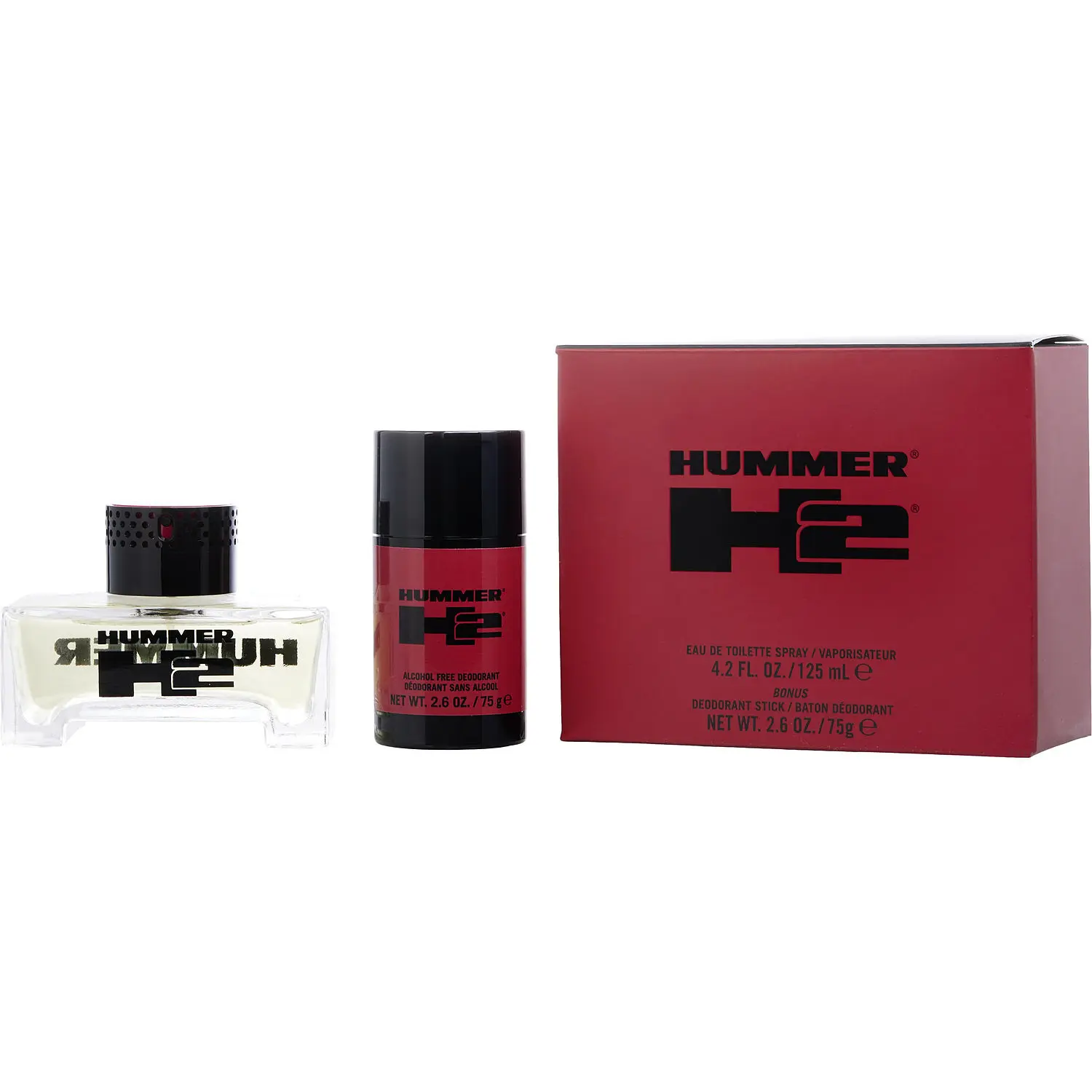 Hummer 2 Set-Edt Spray 4.2 Oz + Deo Stick 2.5 Oz ***Combo*** For Men