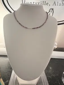Ruby Cubed Ruby Pendant Necklace, Jewelry Accessory for Daily Wear