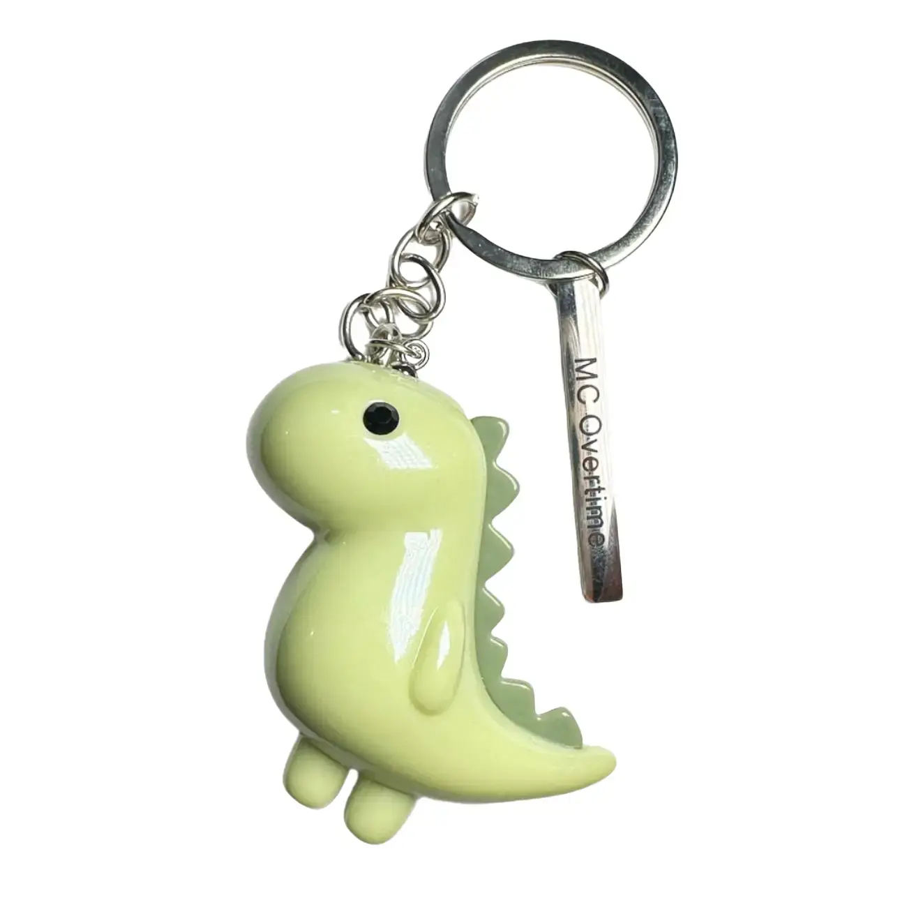 MC Overtime Dino Keychain