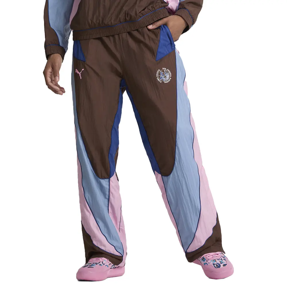 PUMA Mens X Kidsuper Hoops Pants Casual - Brown