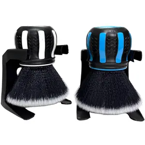 New Ball Handle Curved Soft Bristle Brush for Car Dust Removal Interior Detailing, Large Area Cleaning Tool, Comfort Grip Design, Car Detailing Tools