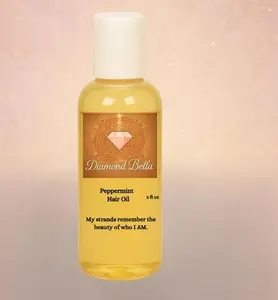 Diamond Bella Peppermint Hair Oil Scalp Treatment 3 fl oz - For All Hair Types