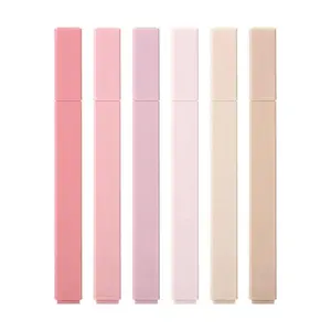 [New Deal] 6 pcs, Aesthetic Highlighters, Vintage Colors, No Bleed Bible Highlighter Pastel, Highlighters Assorted Colors, Cute Highlighters