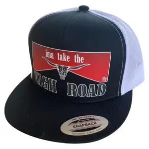 RW IMMA Take The High Road Hat Retro Hat Trucker Hat Many Colors Snapback Hat, Unisex Casual Street Style, Gift Idea For Her Him, Unisex Everyday Wear