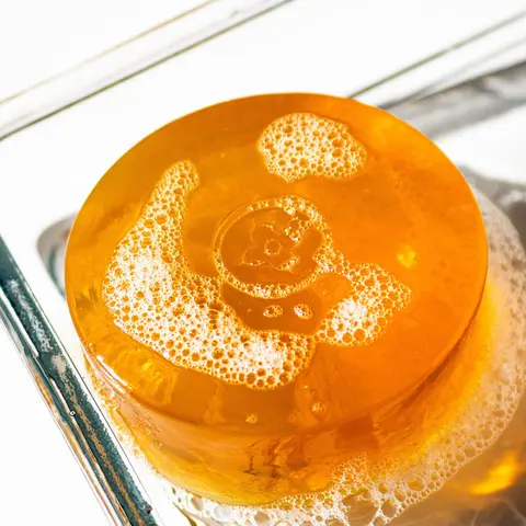 MIRAI Purifying & Deodorizing Soap Bar – Japanese Persimmon & Green Tea – Natural Body Odor Solution for Old People, Men & Women – Nonenal Control with Camellia Seed Oil & Collagen – Gentle for All Skin Types