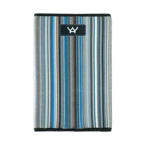 212 MAIN Ticker Tape Slim Front Pocket Wallet - RFID Block, Secure Hold, Minimalist Slim Look, Eco-Fabric, Card Slots, Perfect for Men's Daily Use