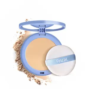 24-Hour Long-Lasting Oil-Control Setting Makeup Powder Foundation, GAGK, Waterproof & Sweatproof All-Day Wear, Matte Finish, Non-Toxic, Recyclable