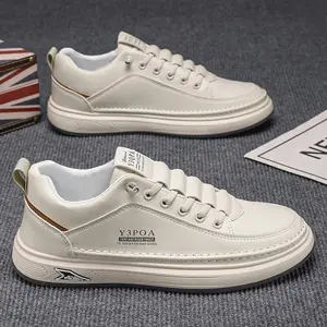 (New)Men'S Sports Shoes, Spring Breathable Platform,  Versatile White Sneakers, Daily Casual Campus Streetwear, -Slip Lightweight Skate Shoes, Cushioned Durable Viral Shoes, Soft Sole Comfortable Athletic Shoes(Gift)11