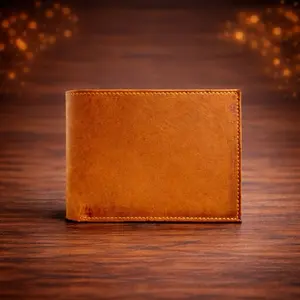 Royal Leather Classic Wallet - Premium Genuine Leather, Slim & Minimalist Design, Durable Stitching, Perfect Gift for Men