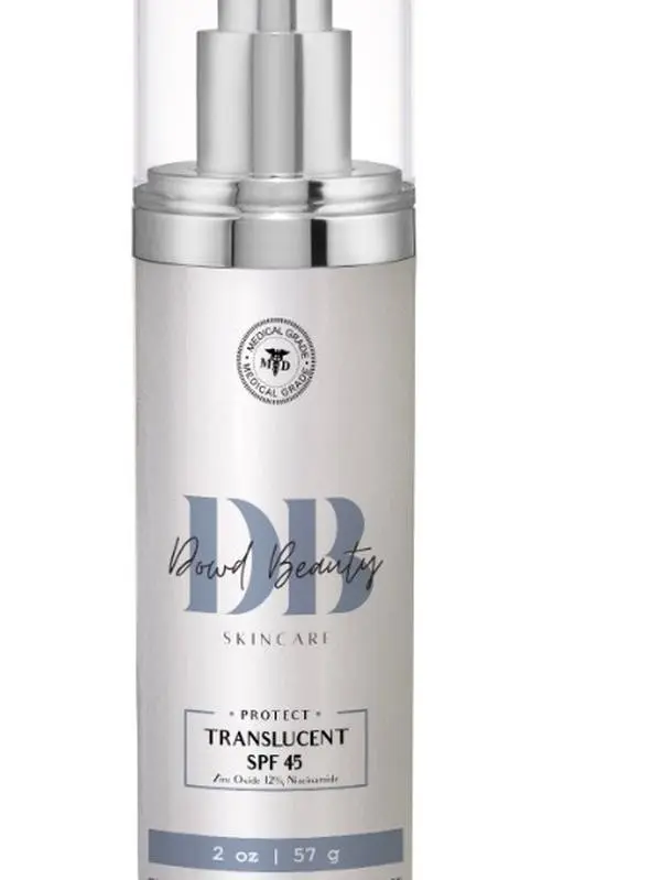 Dowd Beauty Translucent SPF 45 Facial Skincare Sun Protector moisturizer