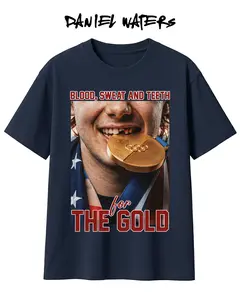 JACK HUGHES For The Gold Comfort Color Shirt - Unisex Golden Goal Shirt, Full Size Full Colors Team USA Tee, Sports Tee, Hockey Tee