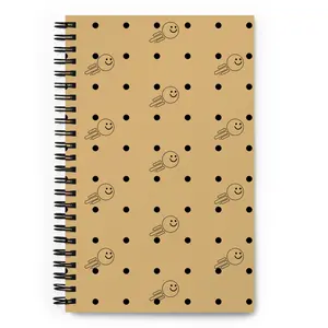 Happy Fast Neutral Spiral notebook