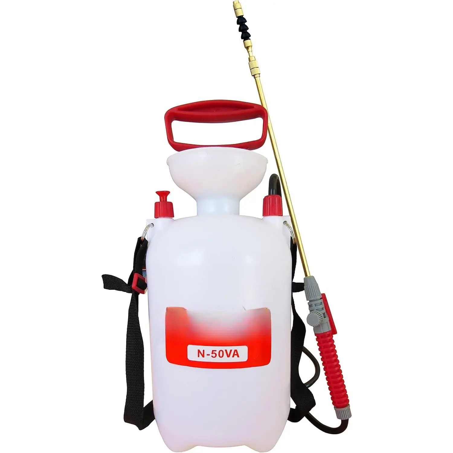 1.3 Gallon Lawn and Garden Pump  with   Valve, Adjustable  Strap and Telescopic Adjustable Wand and VITON Seals. N50VA.