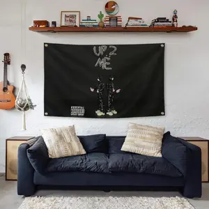 Generic Hip Hop Music Rapper Ye-at Album Cover Tapestry 40x60in tapestry Bedroom Living Room College Dormitory Wall Decoration Brightly Colorful Anti Fading Decoration Tapestry