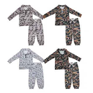 Kids Boy WInter Camo Outfit Toddler Boy Hunting Clothing Set Pants Set